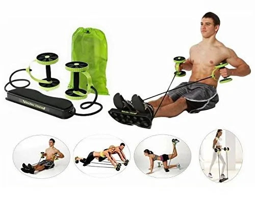 2020 Best Yoga Muscle Exercise Home Pull Rope Fitness Equipment Wheel Abdominal Ab Gym Roller Breast Trainer Sets Dropshipping