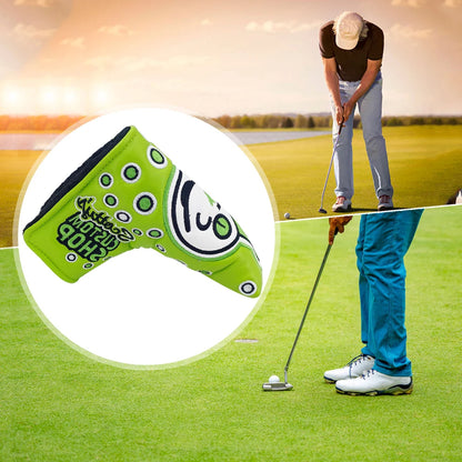 Durable PU Golf Club Head Covers with Sticker Closure Anti-Collision Protection Universal Outdoor Accessories