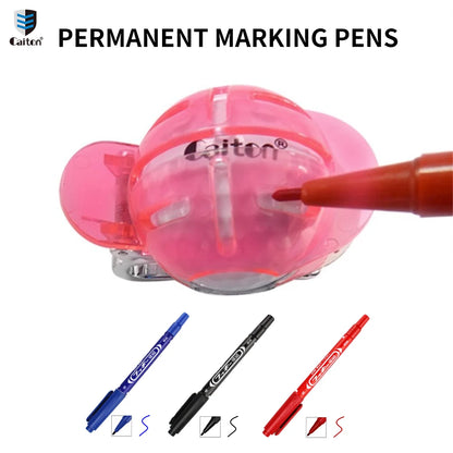 Caiton 1-piece Golf Ball Line Marker Liner Drawing Marking Alignment Tool,Golf Scriber Marker With Mark Pens 3  colors available