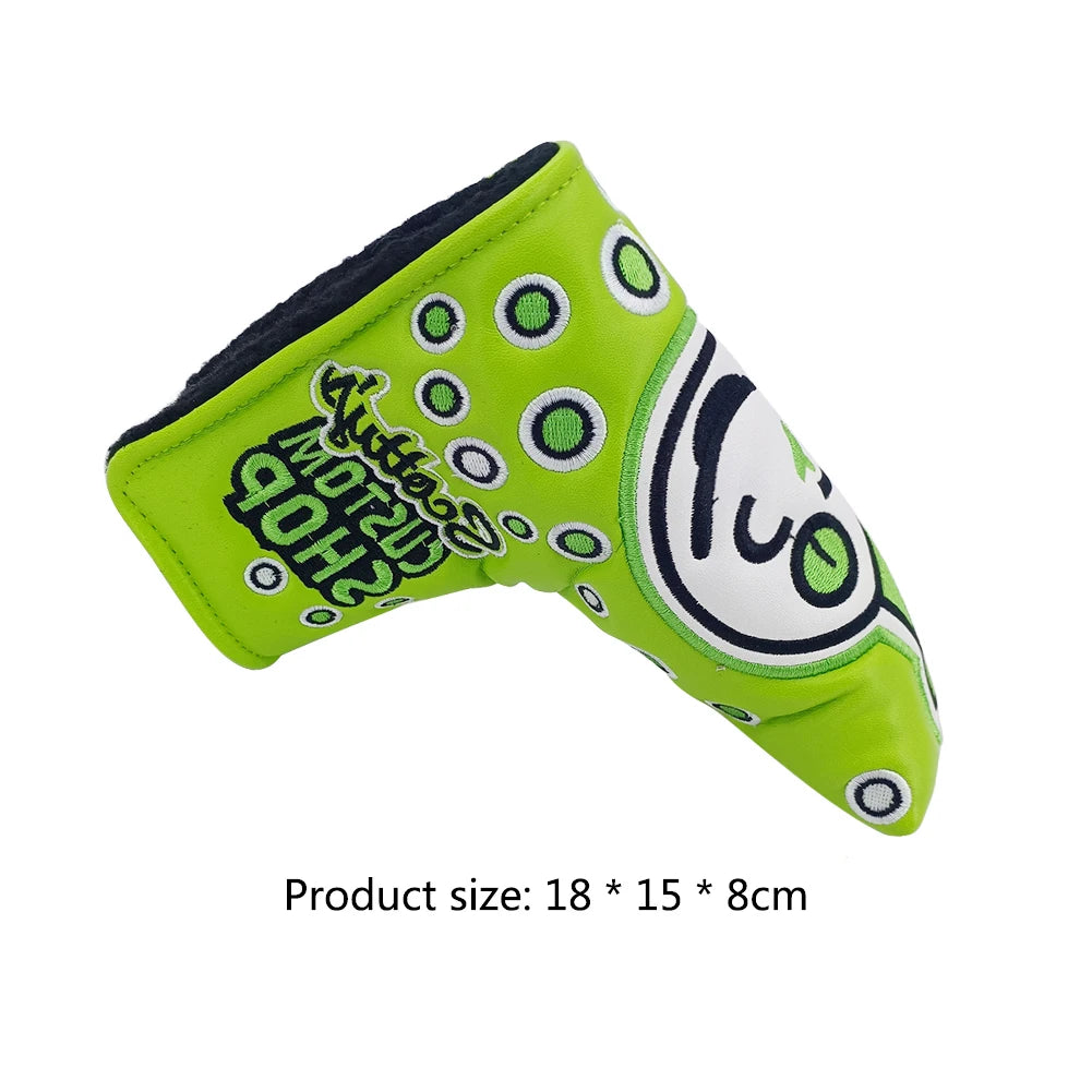 Durable PU Golf Club Head Covers with Sticker Closure Anti-Collision Protection Universal Outdoor Accessories