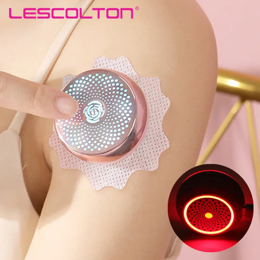 Electric Smokeless Moxibustion Device Neck Shoulder Heated Therapy Herbal Medicine Acupoint Massage Body Relaxation Massager