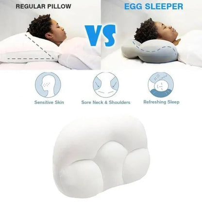 Full Body Massager With Neck Massager Pillow, Memory Foam Egg-Shaped Head Massager Cushion For Head And Neck Massage