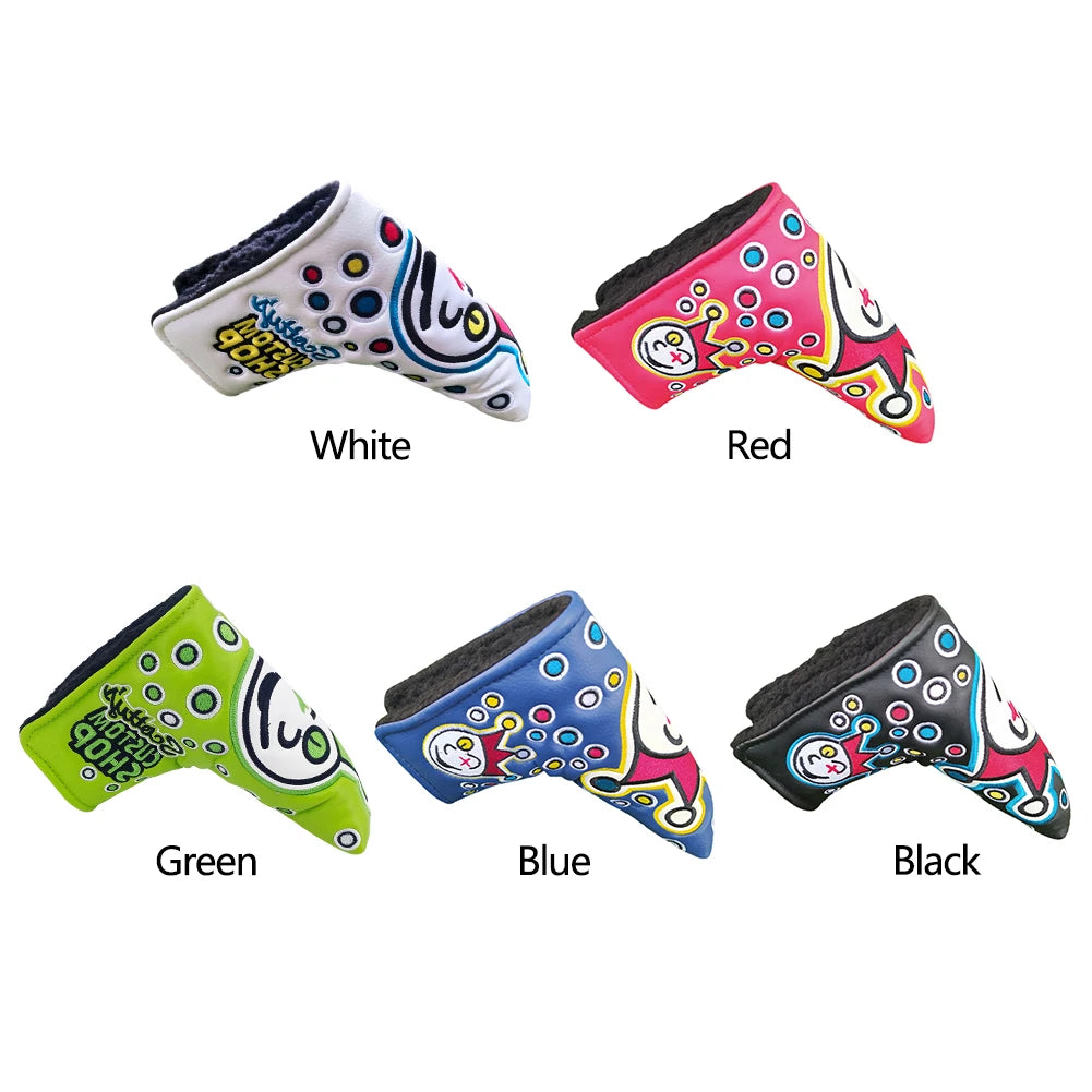 Durable PU Golf Club Head Covers with Sticker Closure Anti-Collision Protection Universal Outdoor Accessories