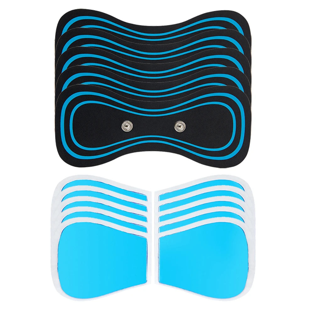 EMS Massager Neck Stretcher Patch Back Sticker Muscle Stimulation Pulse Patches Fitness Neck Body Pain Relief Massage