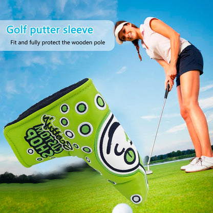 Durable PU Golf Club Head Covers with Sticker Closure Anti-Collision Protection Universal Outdoor Accessories