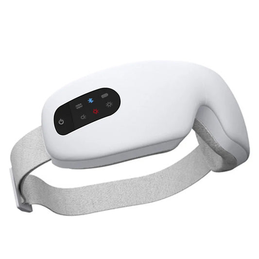 4D Smart Eye Massager Wireless Vibration Eye Care Instrument Hot Compress Bluetooth Eye Massage Glasses Relax Fatigue Foldable